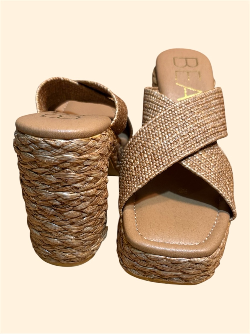 Beach by Matisse Platform Sandals-size 8. See notes re sizing